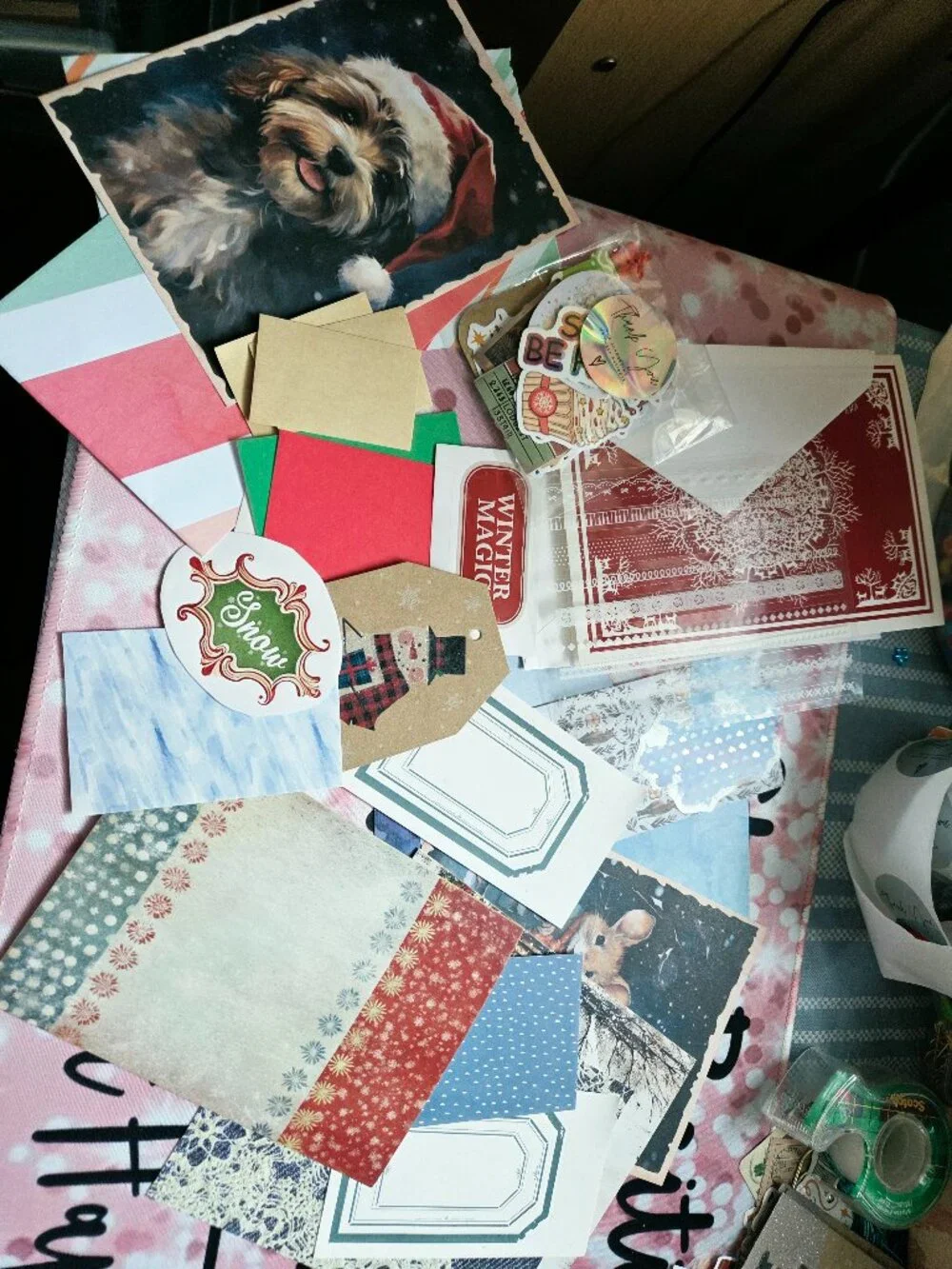 Mystery Junk journal kit  30+ piece